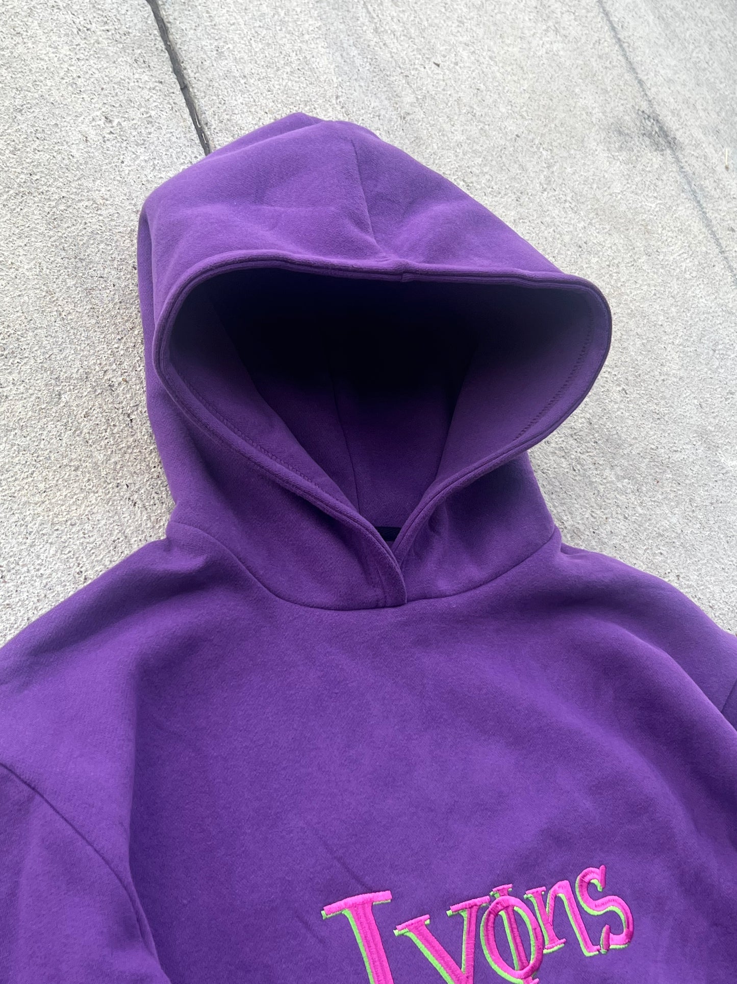 Dark Violet Purple Hoodie
