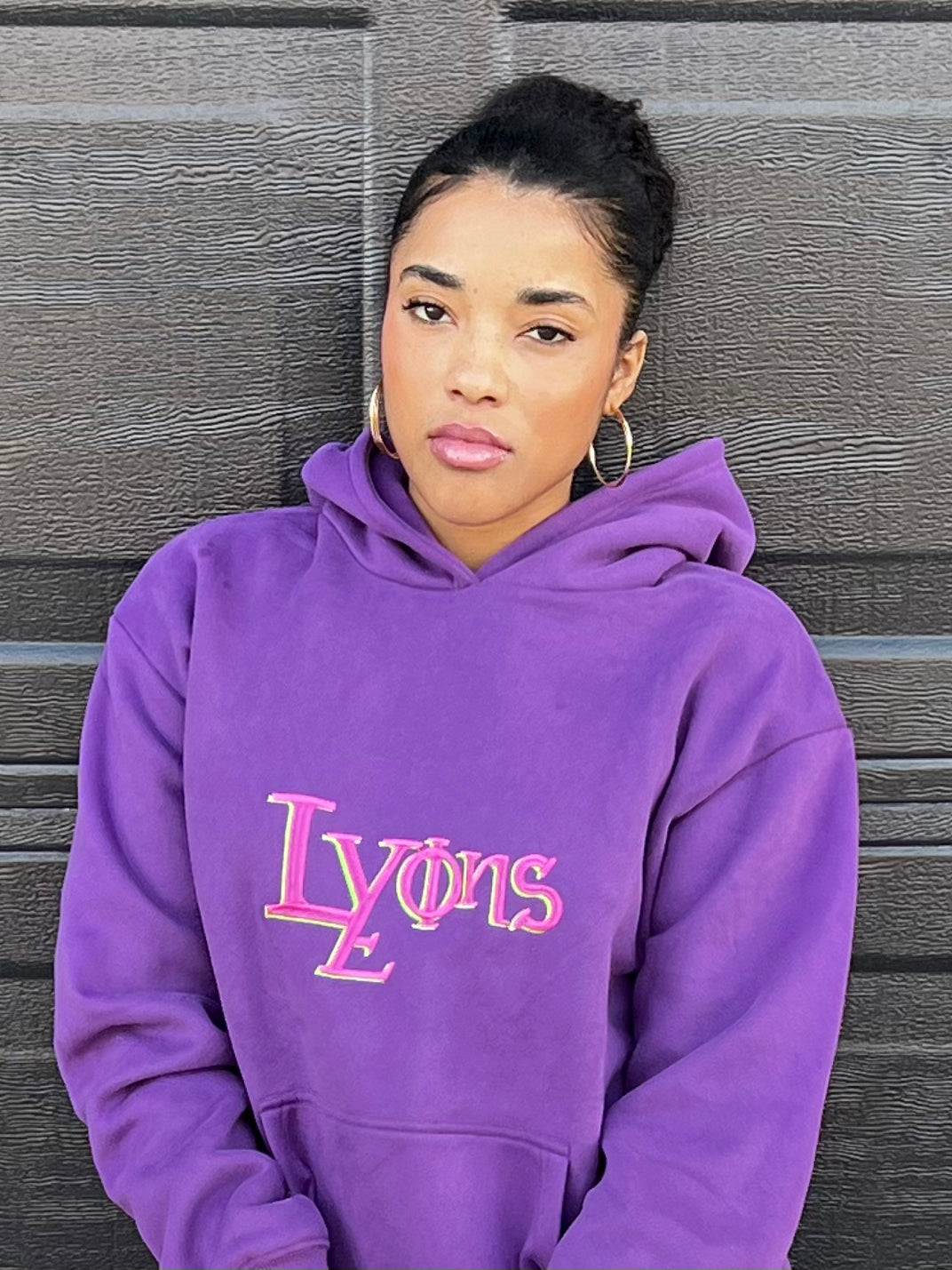 Dark Violet Purple Hoodie