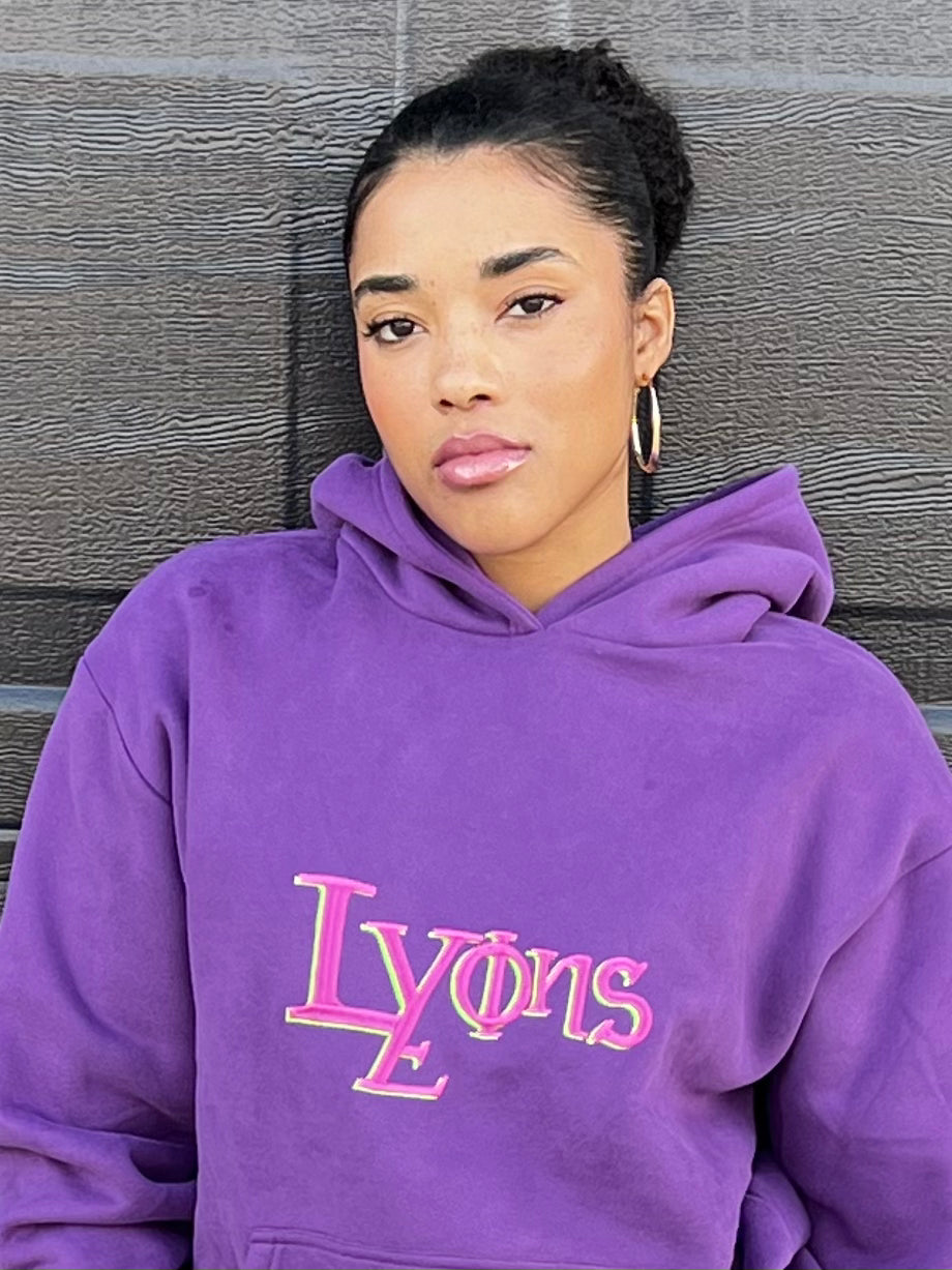 Dark Violet Purple Hoodie