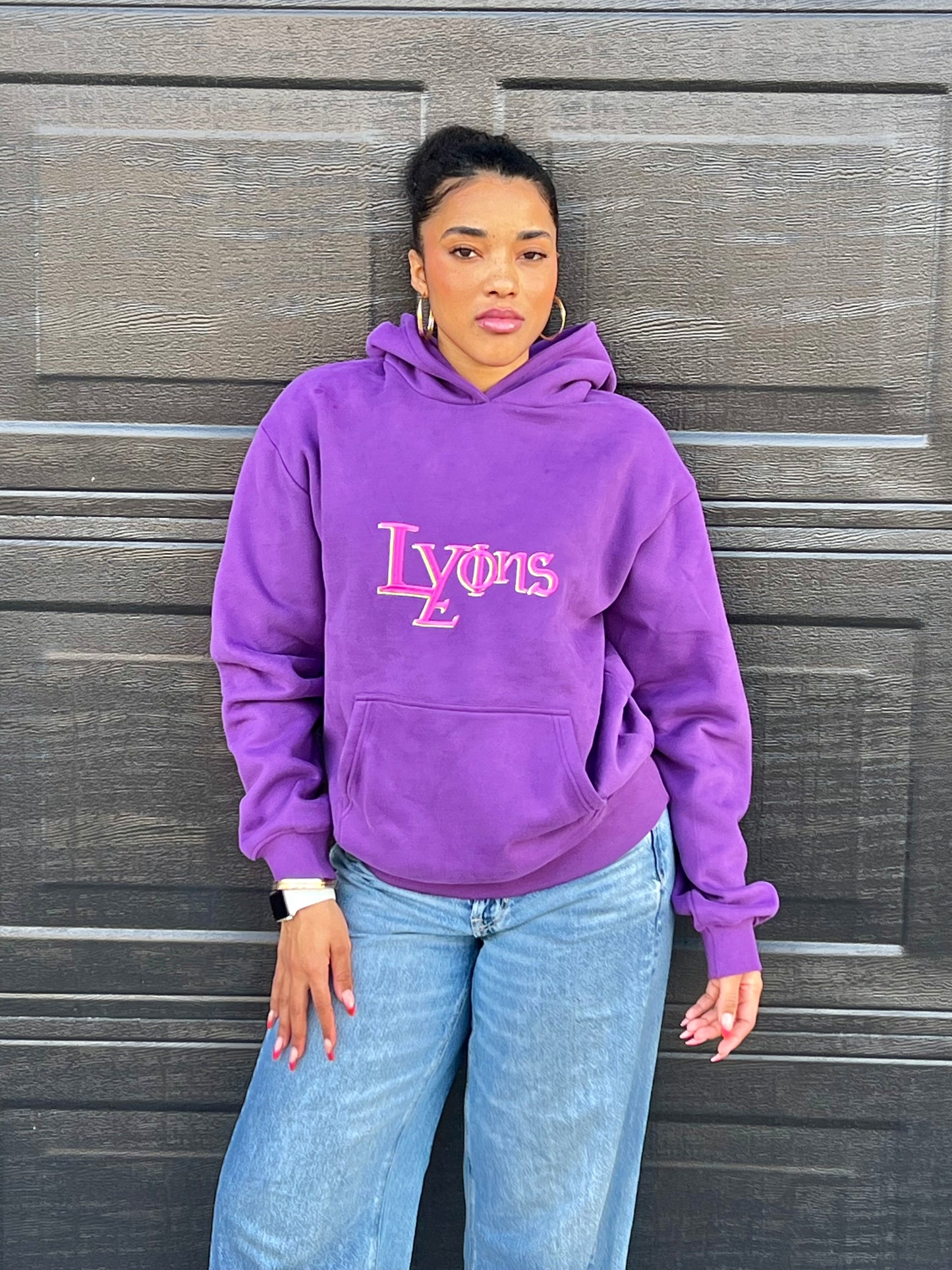 Dark Violet Purple Hoodie