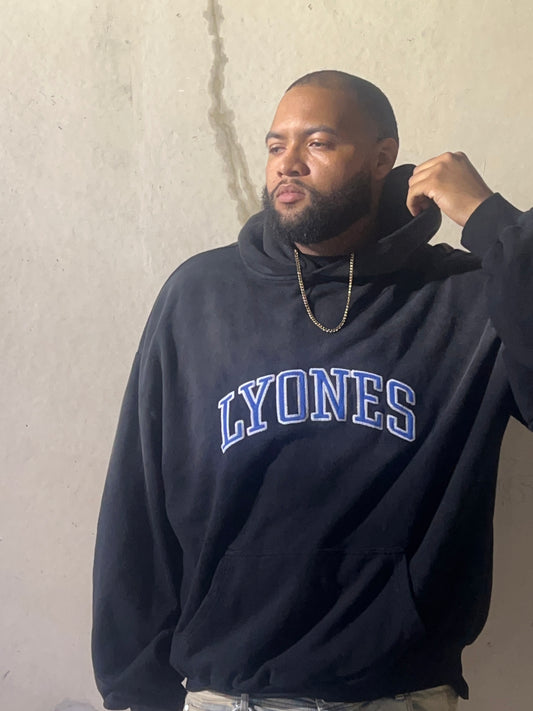Lyones Varsity Blue Hoodie
