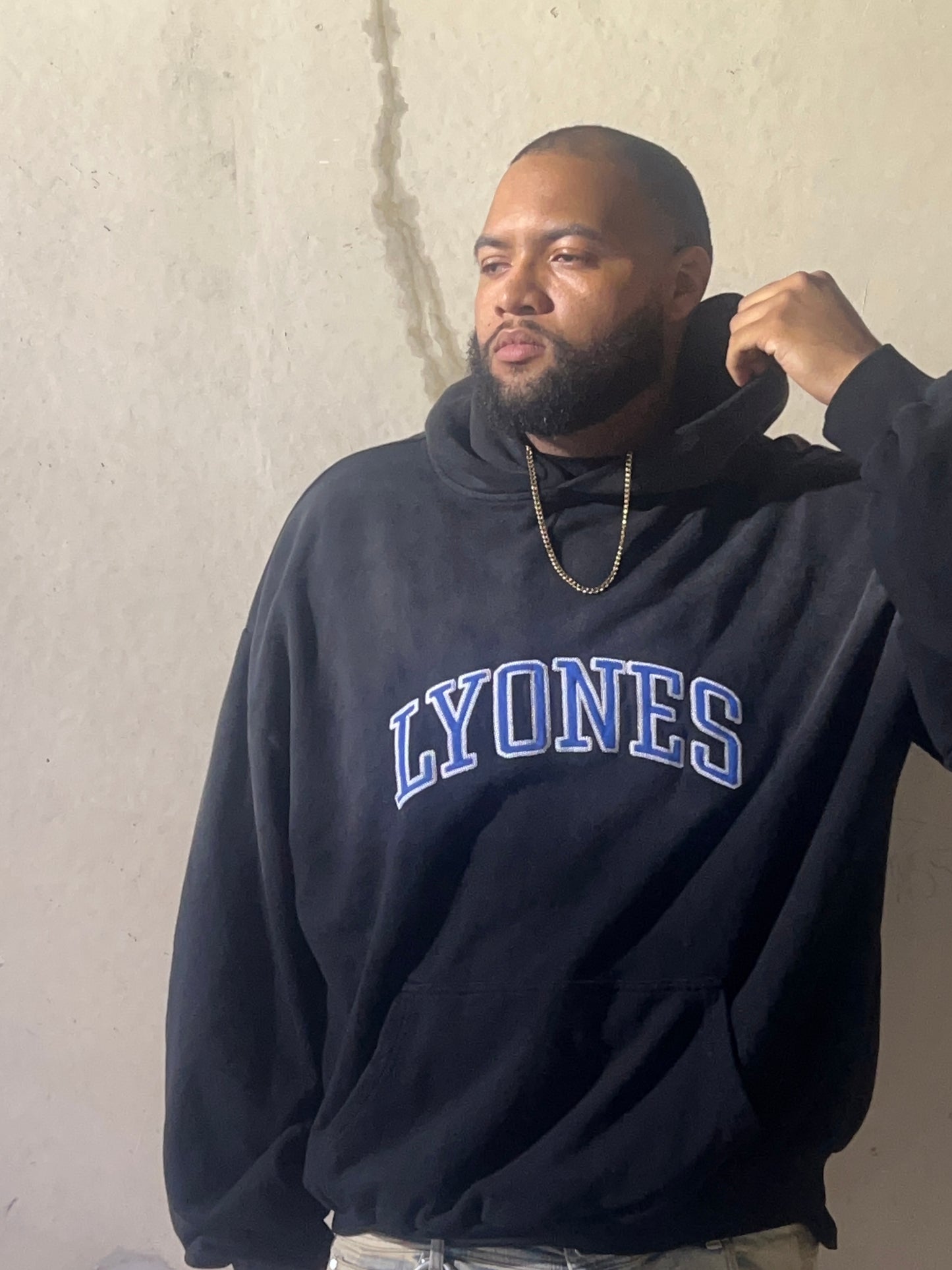 Lyones Varsity Blue Hoodie