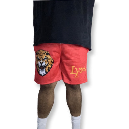 'Arrowhead Red' Mesh Shorts