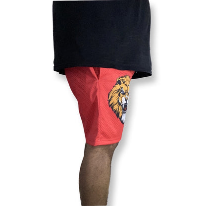 'Arrowhead Red' Mesh Shorts