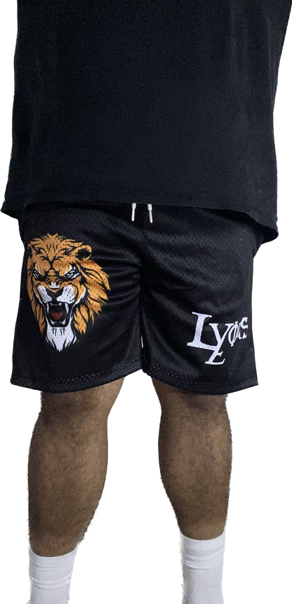 'Omaha Black' Mesh Shorts