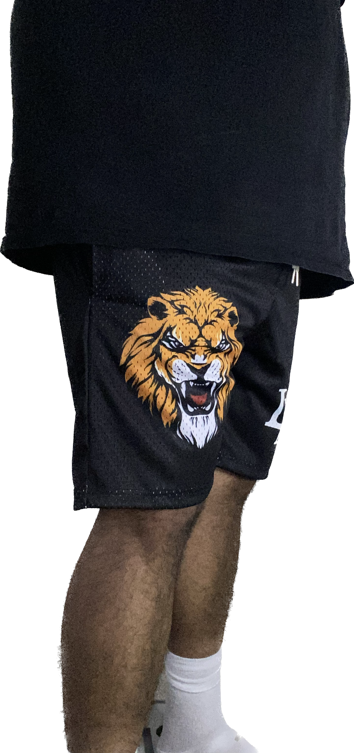 'Omaha Black' Mesh Shorts