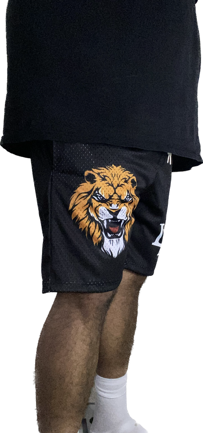 'Omaha Black' Mesh Shorts