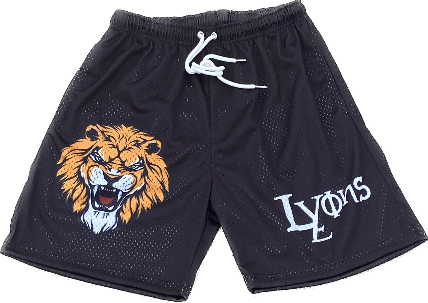 'Omaha Black' Mesh Shorts