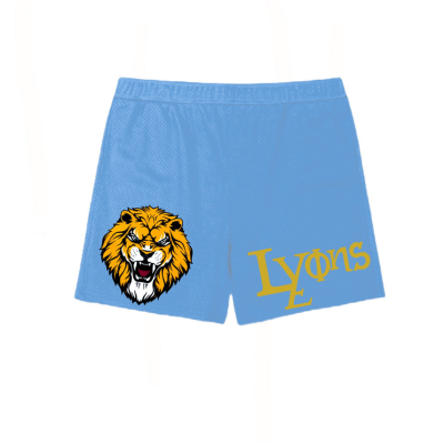 'RP Blue' Mesh Shorts